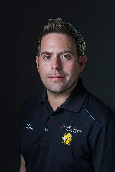 Dan Carrillo, manager at Carrillo Carpets in Brantford, Ontario